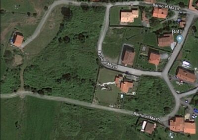 vista aérea parcelas